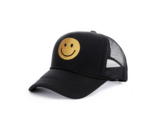 BE HAPPY TRUCKER CAP