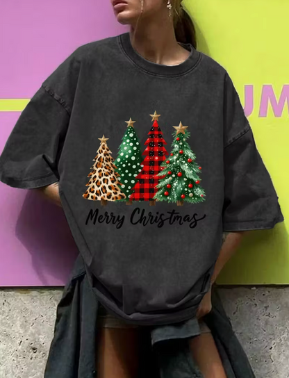 4CHRISTMAS TREES TSHIRT