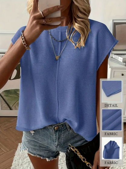SHEER SWEATER VEST