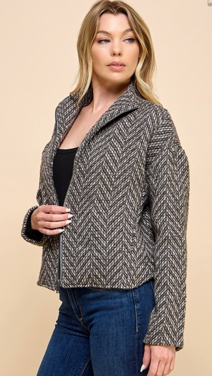 FRONT ZIPPER JACKET