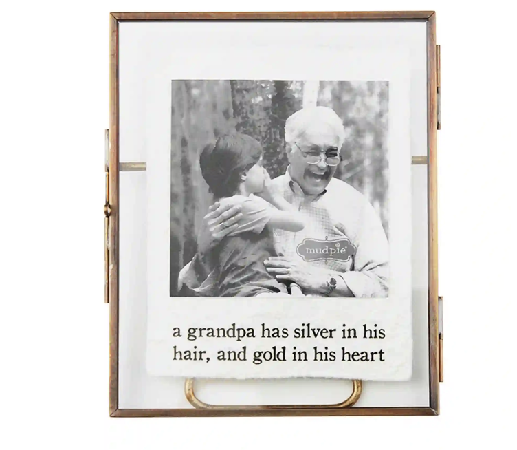 GRANDPA GLASS PICTURE FRAME
