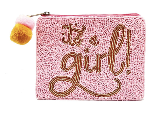SEEDBEAD ITS A GIRL COIN PURSE