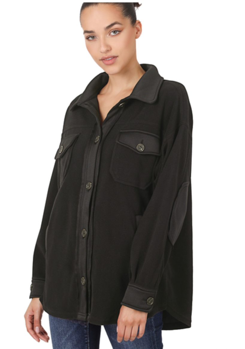 FLEECE SHACKET OVERSZ