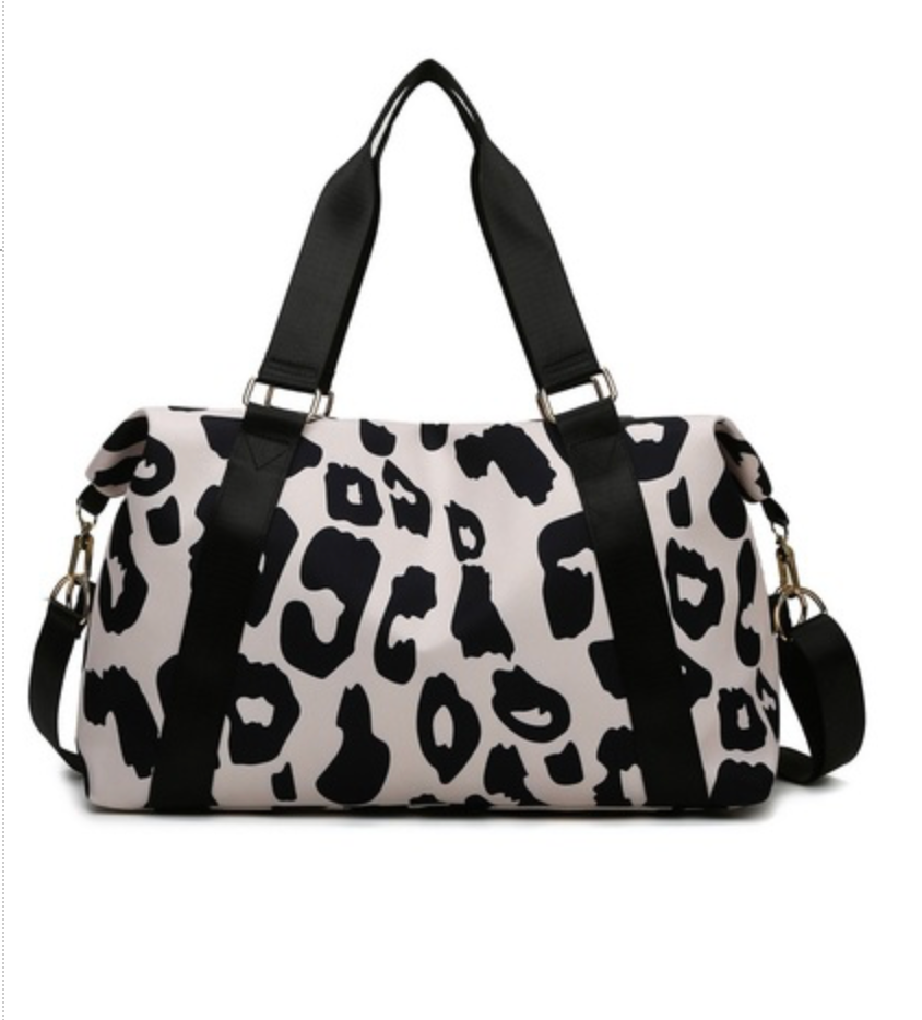LEOPARD DUFFLE BAG