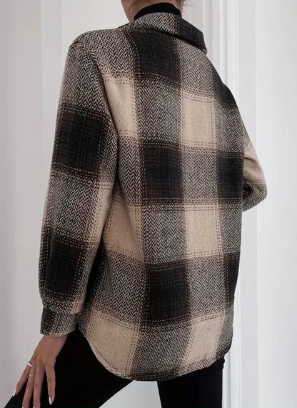 PLAID POCKET SHACKET