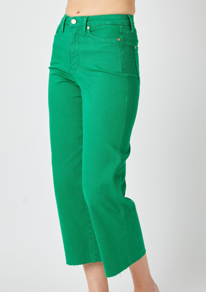 HR TUMMY CONTR CROP WIDELEG