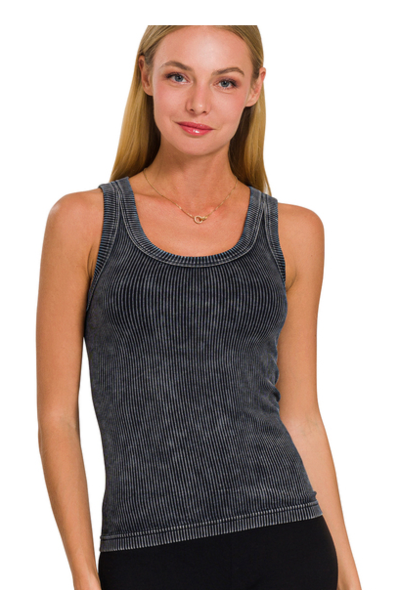 RIBBED WSHD 2WAY TANK