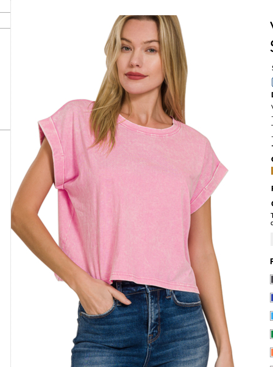 COTTON WSHD SHORT CUFF SLV