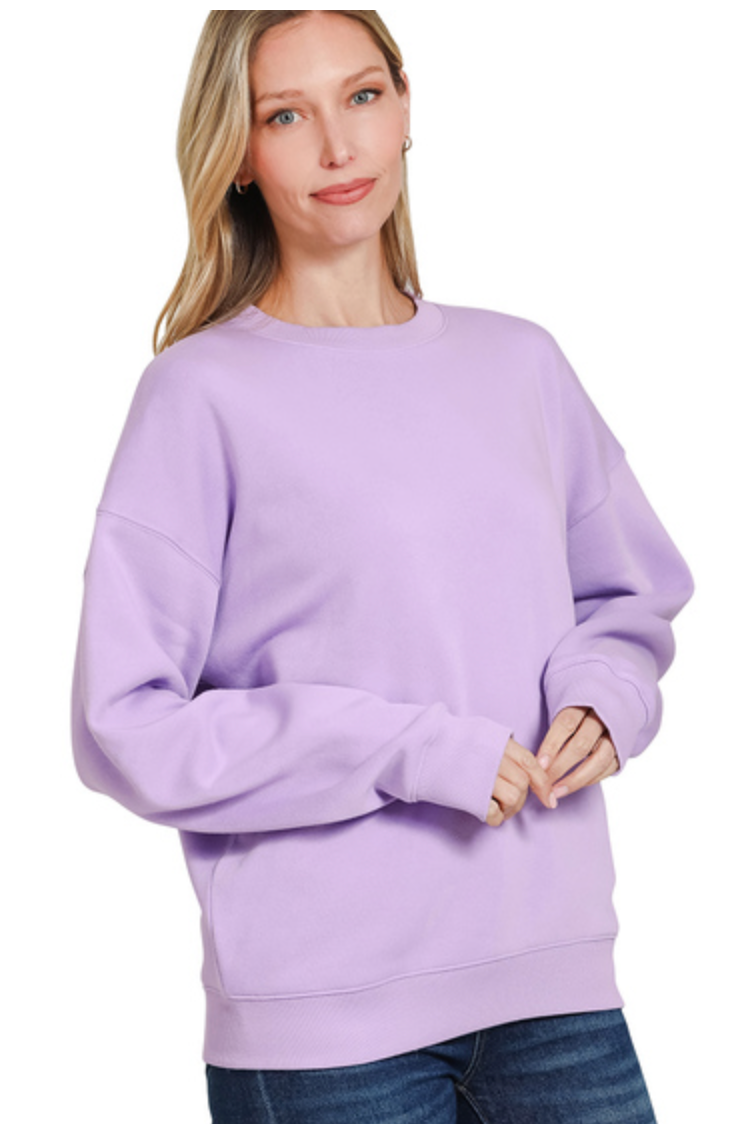 FLEECE RD NK SWEATSHIRT