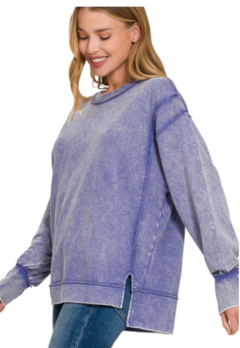 ACID WASH FRENCH TERRY SS