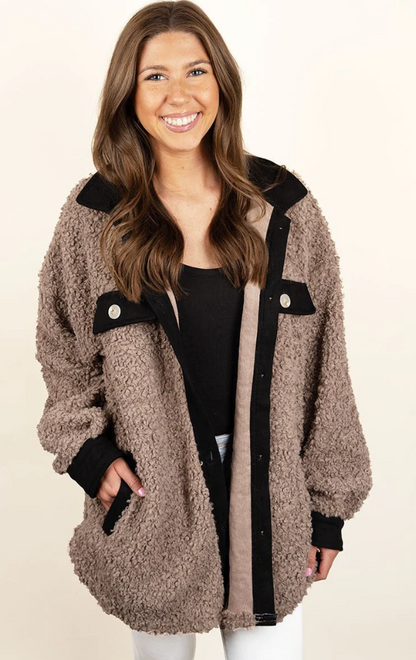 ENCHANTING SHERPA SHACKET
