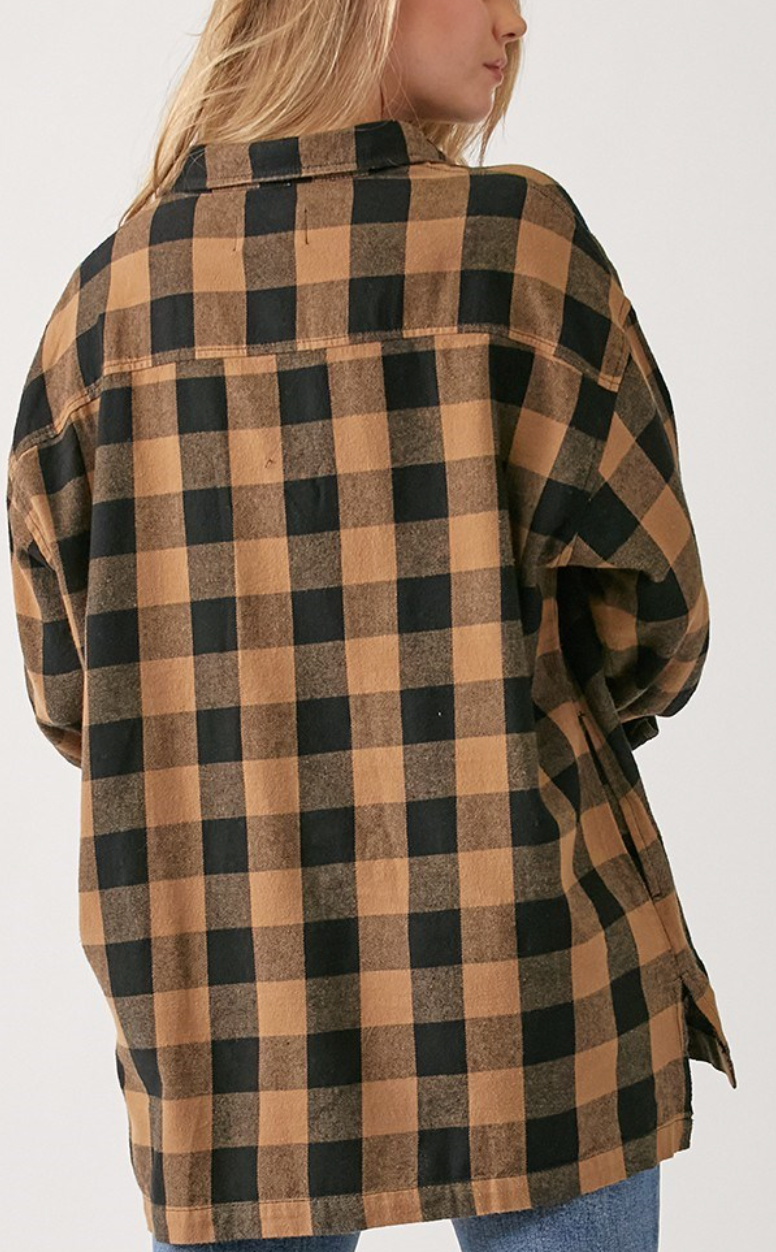 BUFFALO PLAID OVERSIZED