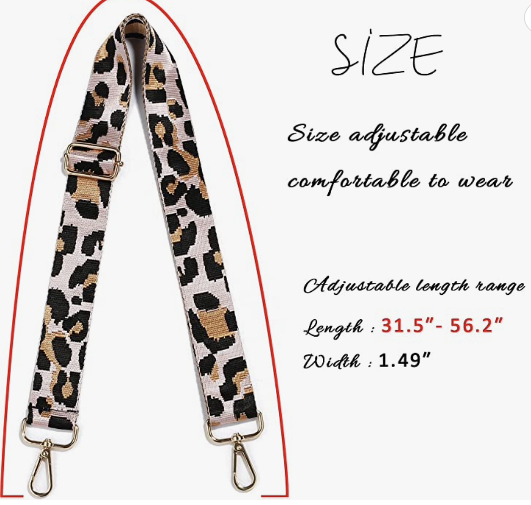 ANIMAL PRINT GUITAR STRAP
