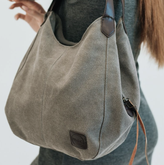 ANNISTON CANVAS HOBO BAG