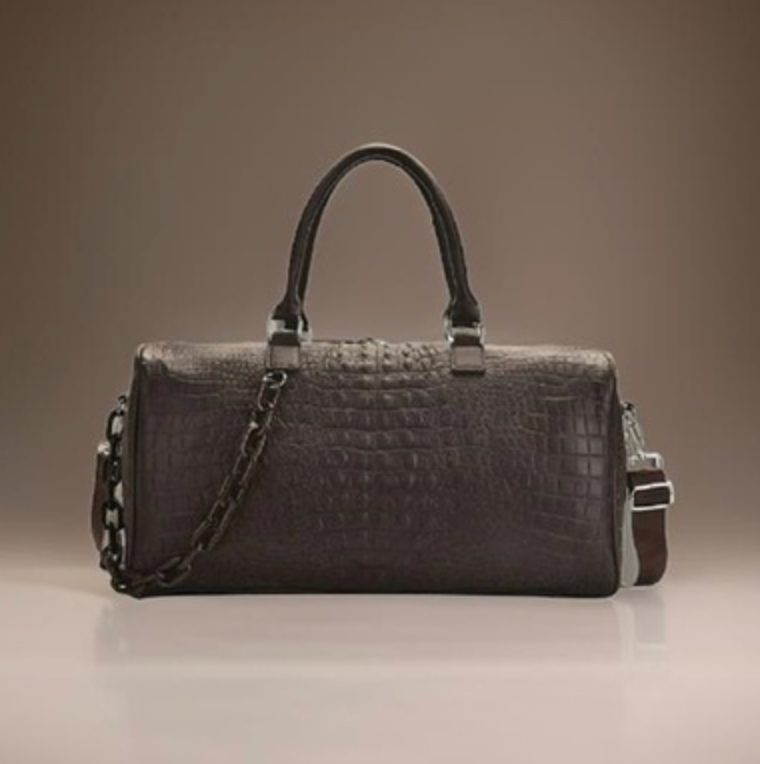 VEGAN LTHR WEEKENDER BAG