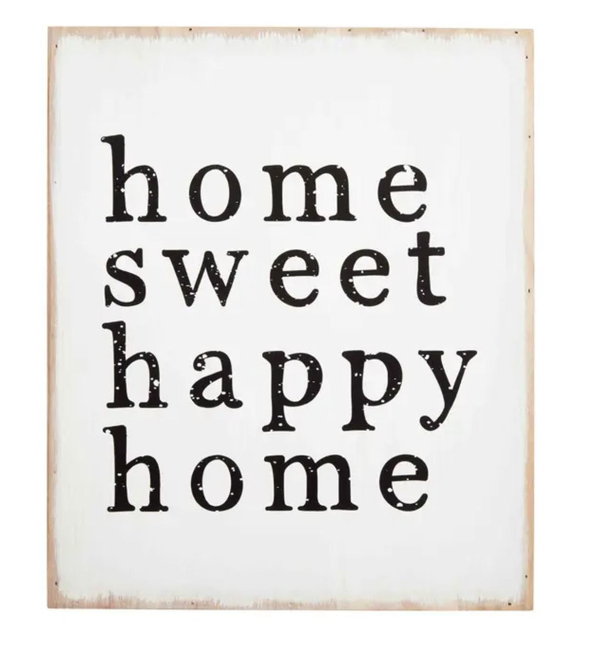 HOME HAPPY PLAQUE