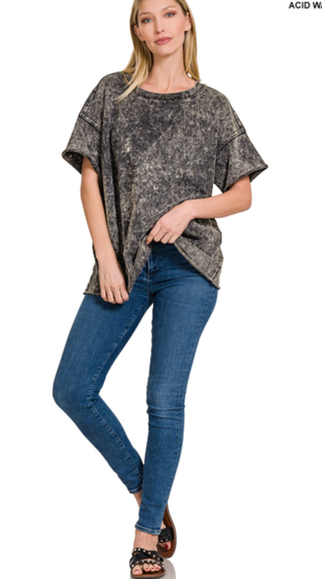 FRTERRY ACID WASH TOP