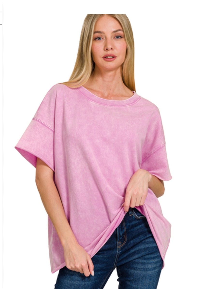 FRTERRY ACID WASH TOP
