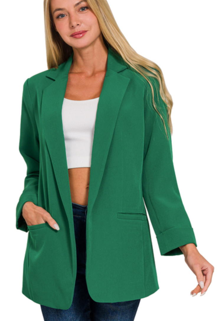 LONG SLV CLASSIC BLAZER