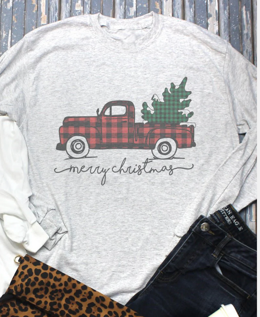 BUFF PLAID CHRISTMAS L/SLV