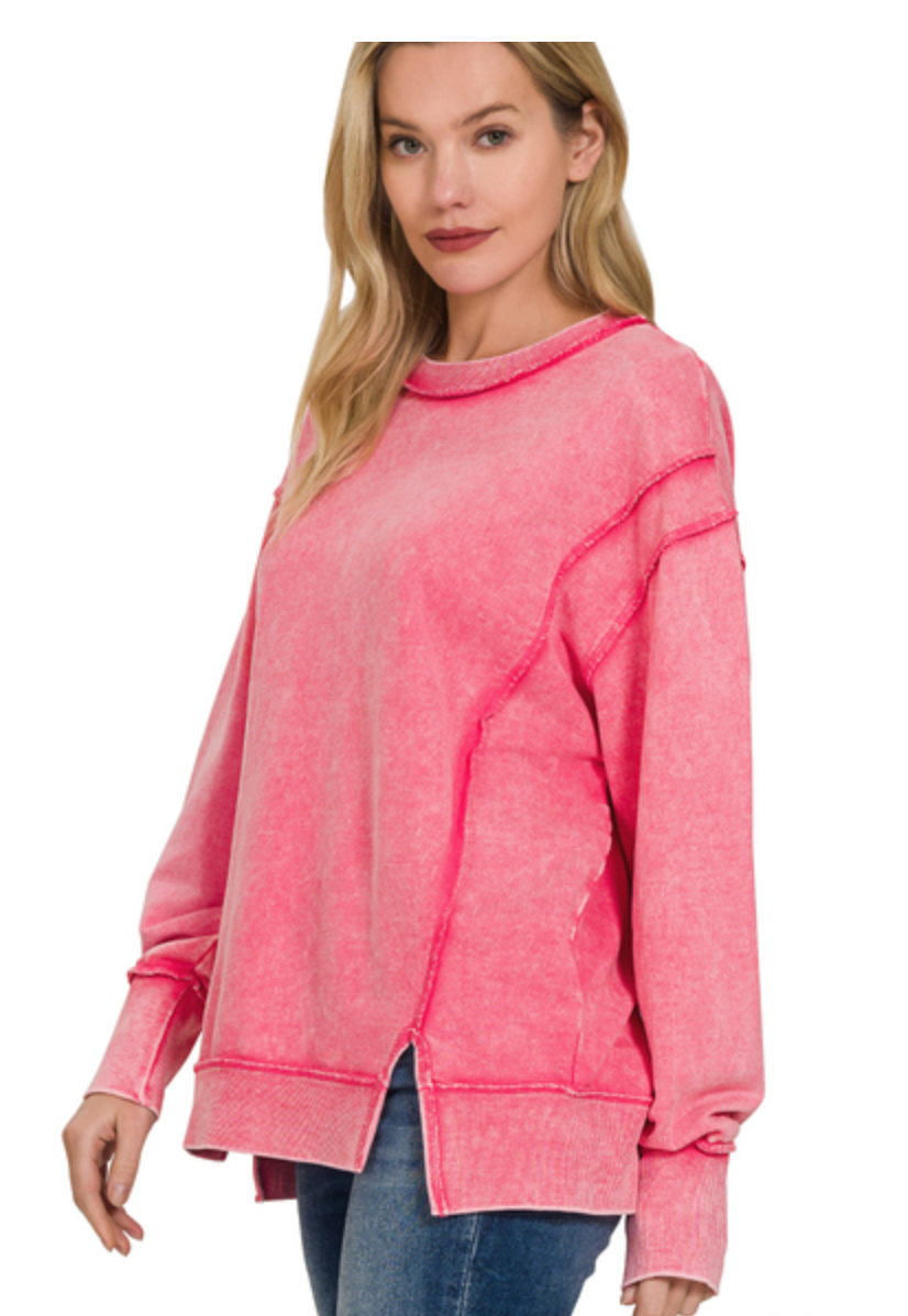 ACID WSH FRTERRY SWSHIRT