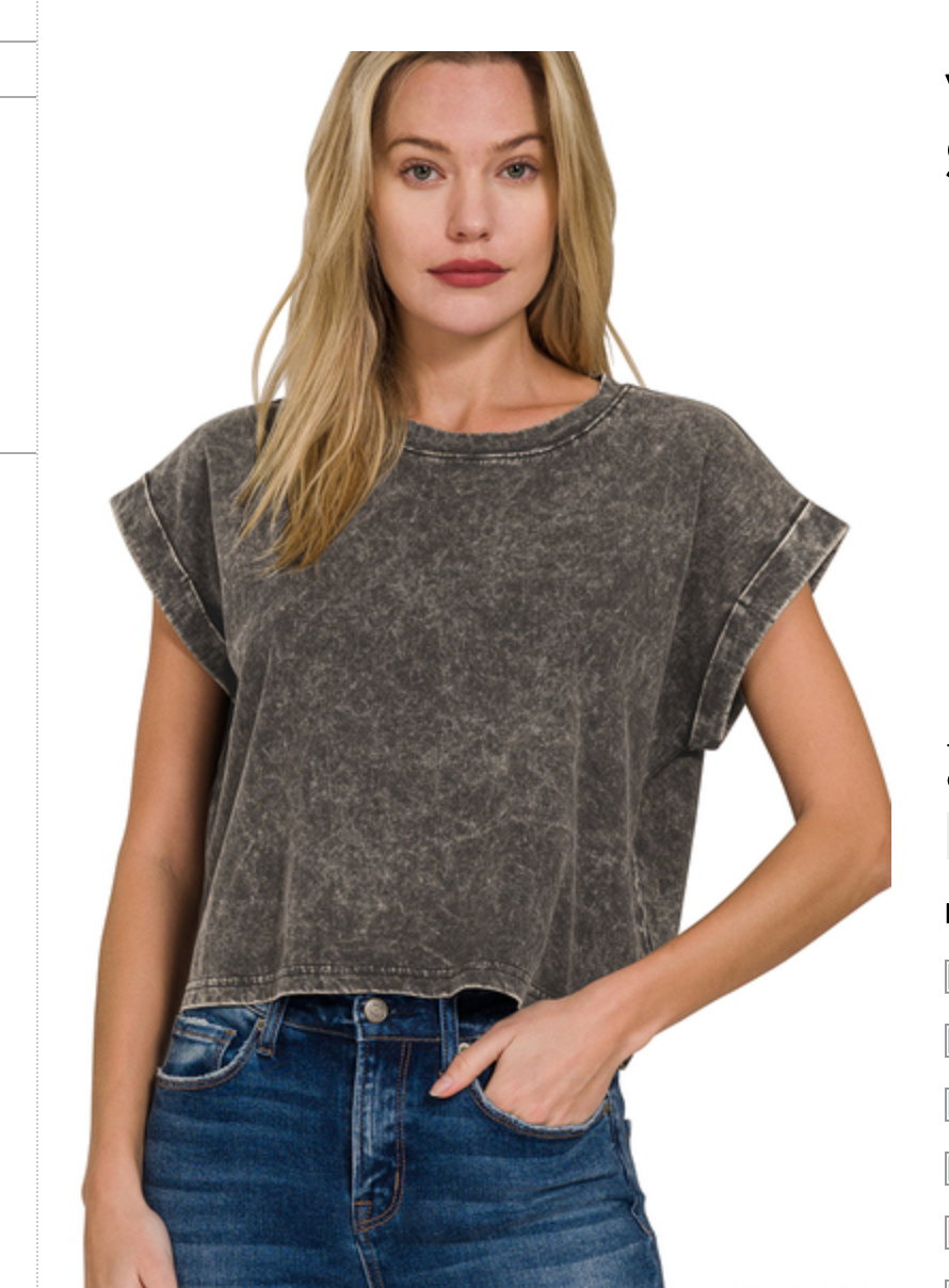 COTTON WSHD SHORT CUFF SLV