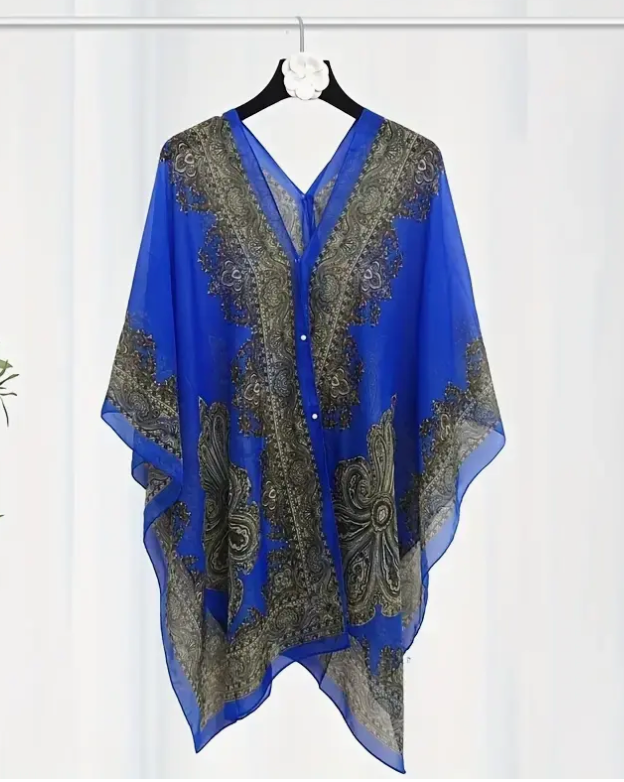 CHIFFON SHAWL PEARLS