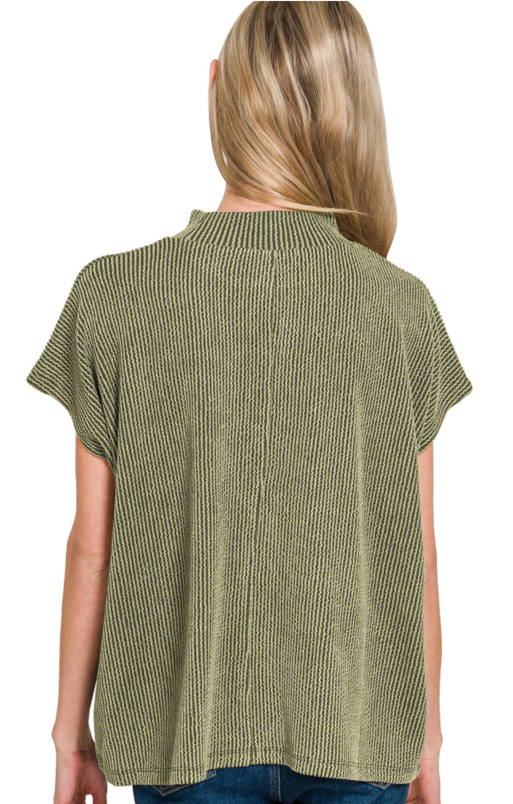 RIBBED S/SLV TOP & PANTS