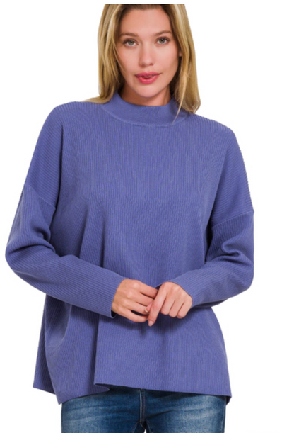 MOCK NECK SWEATER