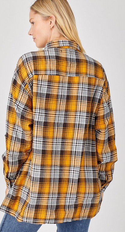 BUFFALO PLAID OVERSIZED
