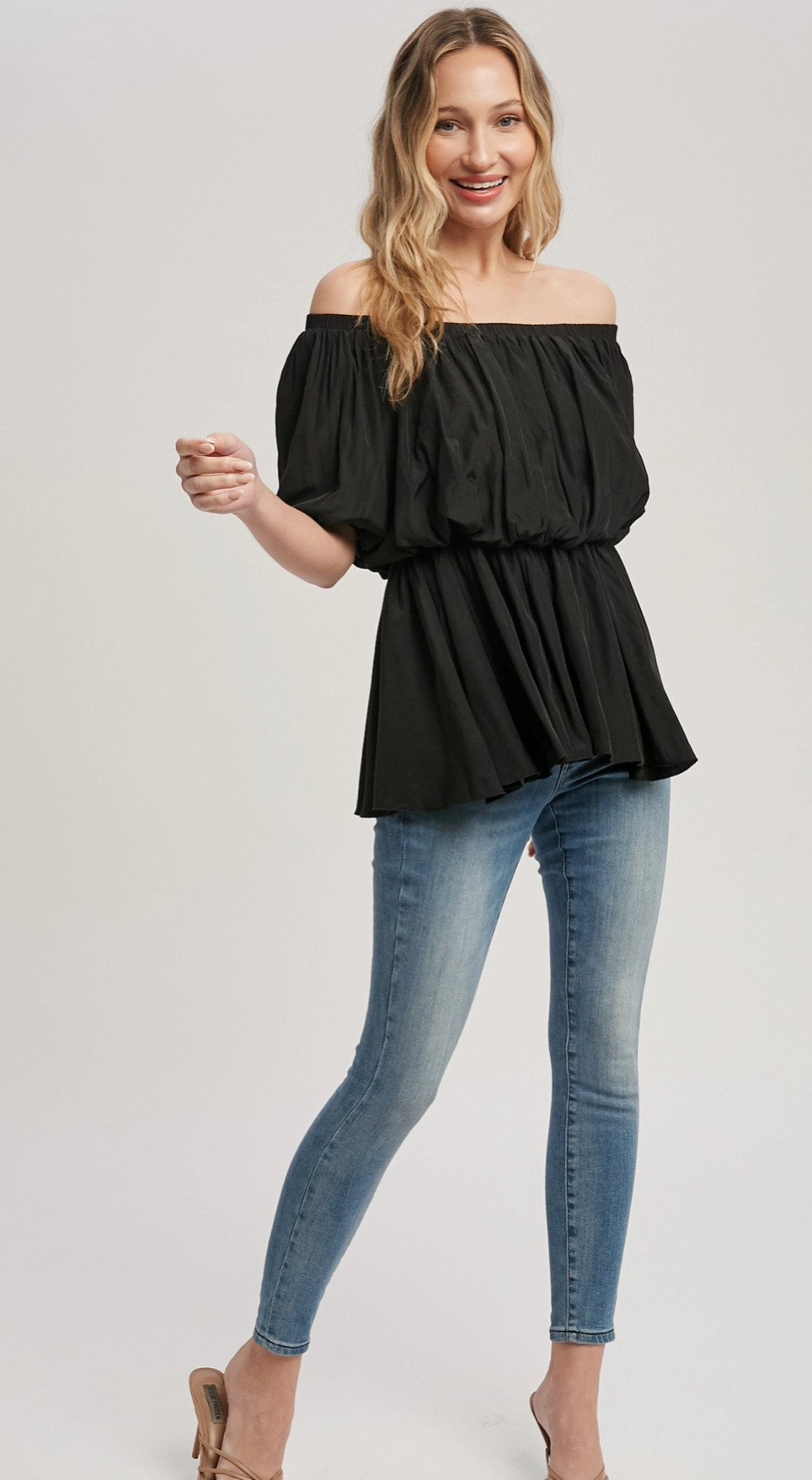 PEPLUM OFF THE SHOULDER