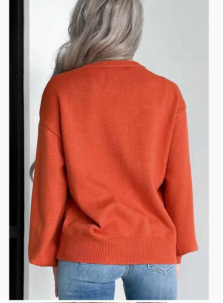 HALLOWEEN PUMPKIN SWEATER