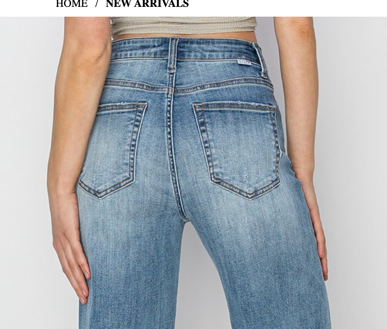 HR CROP FRAY WIDELEG