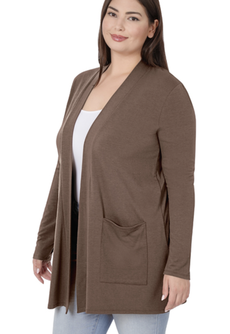 SLOUCHY POCKET CARDIGAN