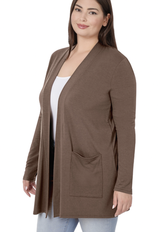 SLOUCHY POCKET CARDIGAN