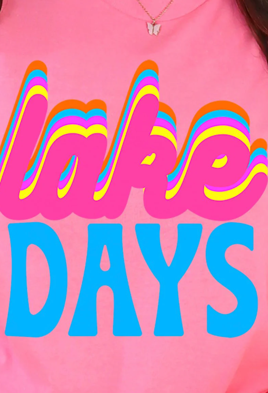 RETRO LAKE DAYS TEE