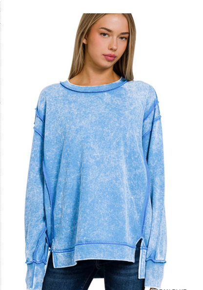 ACID WASH FRENCH TERRY SS