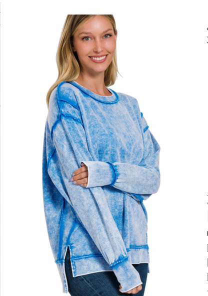 ACID WASH FRENCH TERRY SS