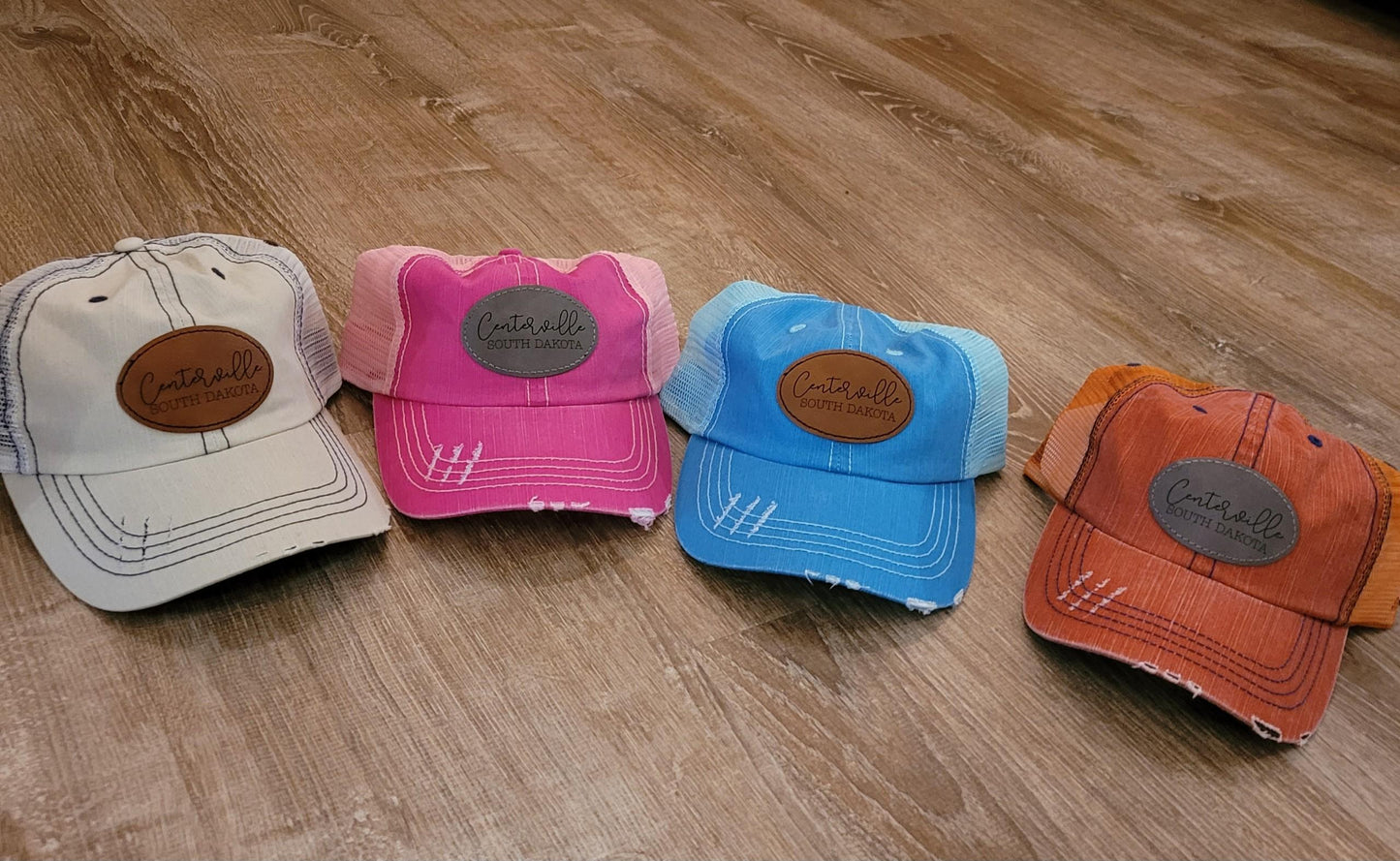 LEATHERETTE TRUCKER HAT
