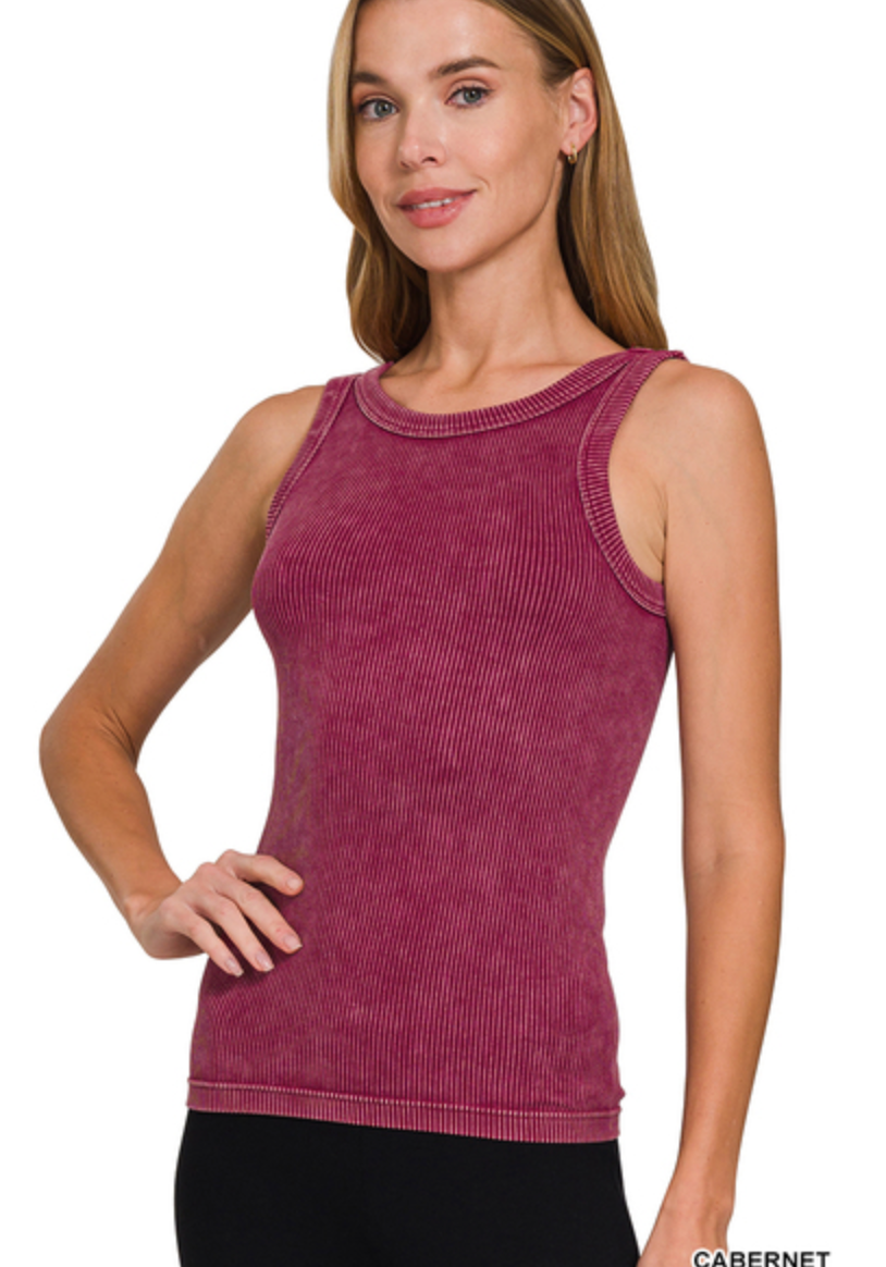RIBBED WSHD 2WAY TANK