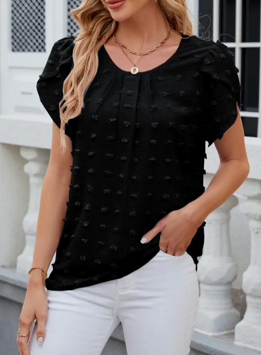 SWISS POLKA DOTS CHIFFON