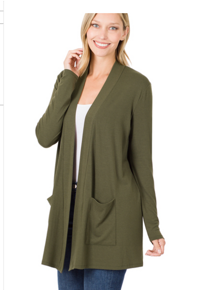 SLOUCHY POCKET CARDIGAN