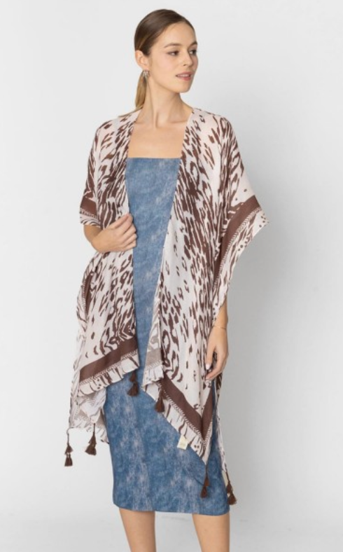ANIMAL PRINT TASSEL
