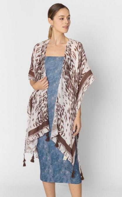 ANIMAL PRINT TASSEL