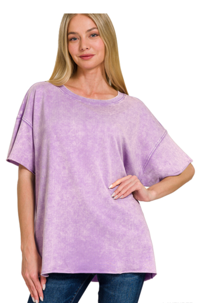 FRTERRY ACID WASH TOP