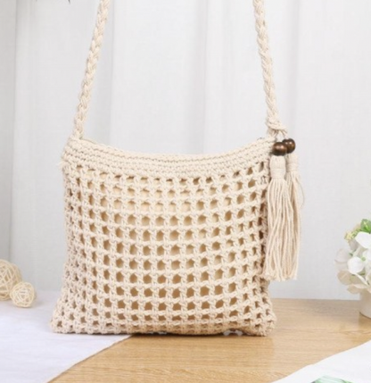 CROCHETED CROSSBODY