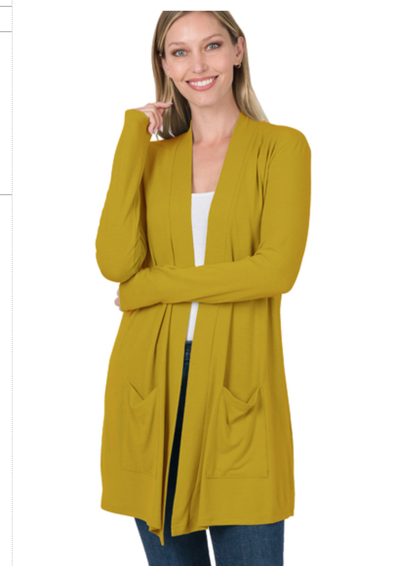 SLOUCHY POCKET CARDIGAN