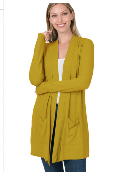 SLOUCHY POCKET CARDIGAN
