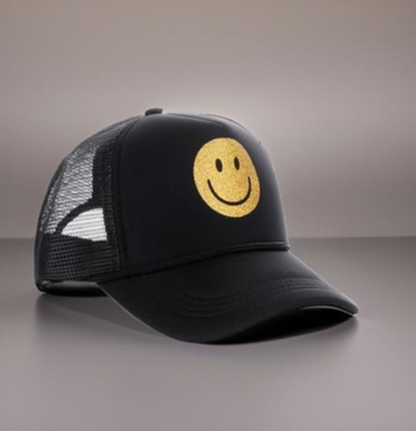 BE HAPPY TRUCKER CAP