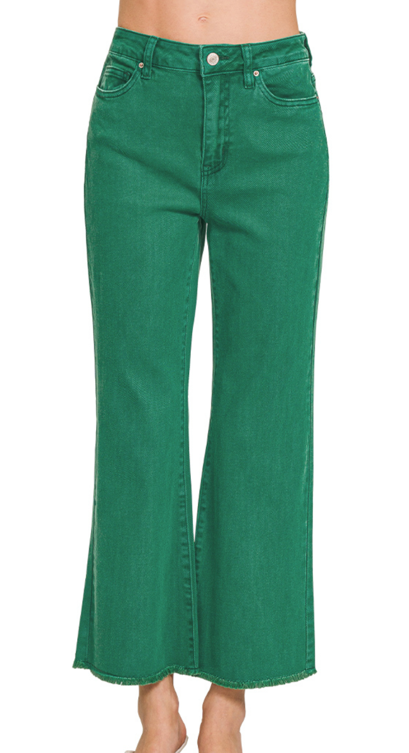 HR FRAYED HEM BOOTCUT